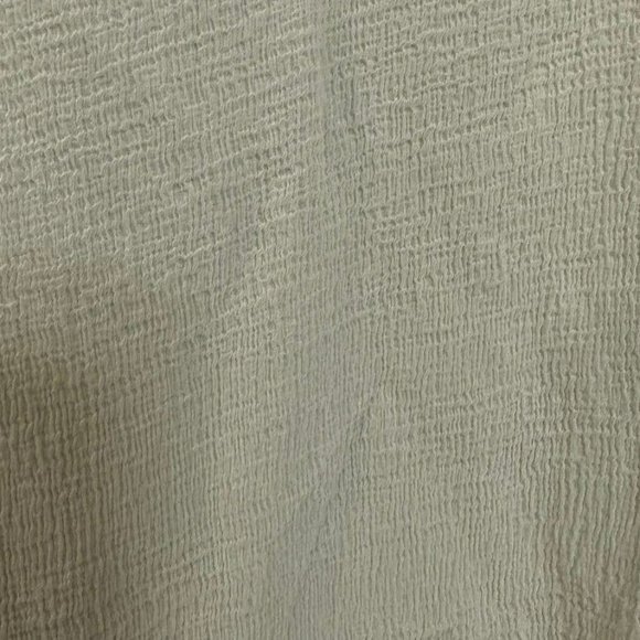 Eileen Fisher Light Green Crepe 3/4 Sleeve Tunic Blouse‎ Womens L - Picture 2 of 5